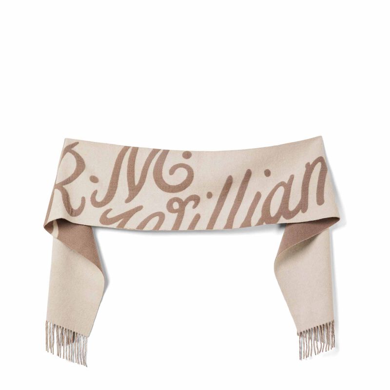 R.M. Williams Script Jacquard Wool Scarf image number 3